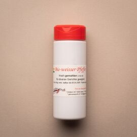 Bio Weisser Pfeffer  gemahlen 50g Dösli