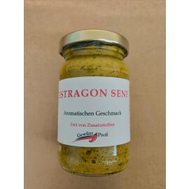Estragon Senf 100g, Glas
