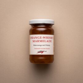Orange Whisky Marmelade 100g, Glas