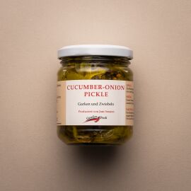 Gurken und Zwiebel Pickle 200g Glas