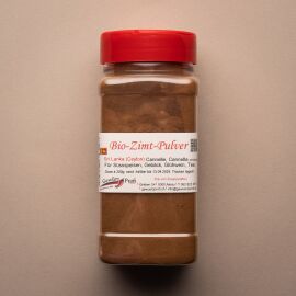Bio Zimtpulver (Ceylon) 200g, Dose