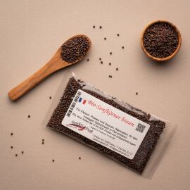 Bio Senfkörner schwarz - braun 30g