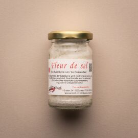 Fleur de sel aus der Bretagne. 90g, Glas